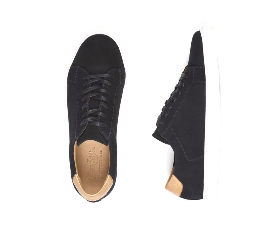 Sneakers homme Velours Marine - INGLEWOOD