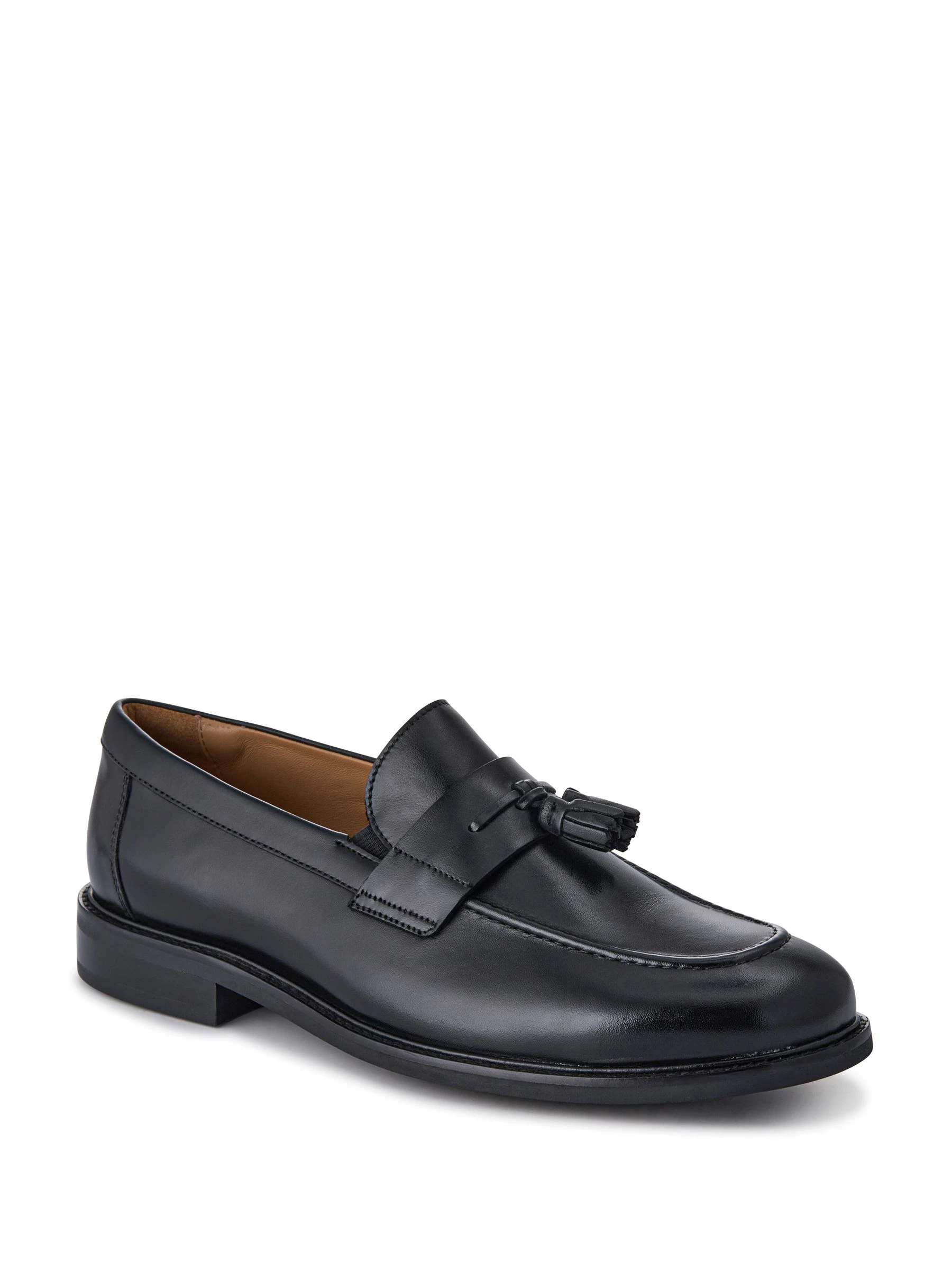 Zwart - Jones Bootmaker Rodrigo Wide-Fit Leather Tassel Loafers