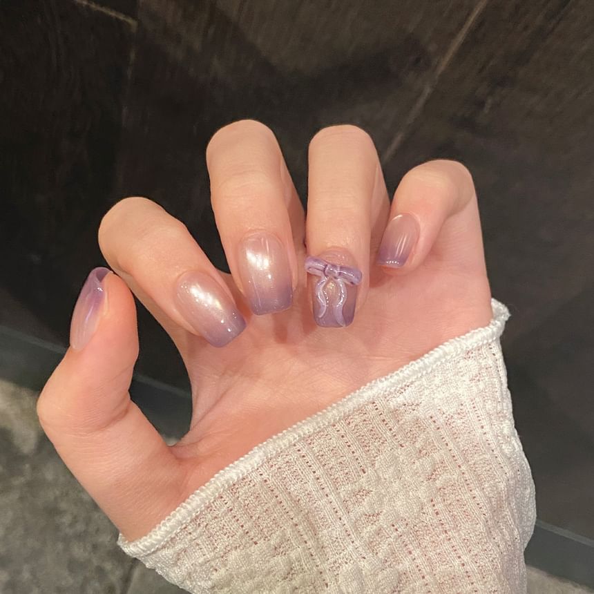 eovda - Cat Eye Gradient Almond Press On Nail / Oval Press On Nail / Squoval Press On Nail