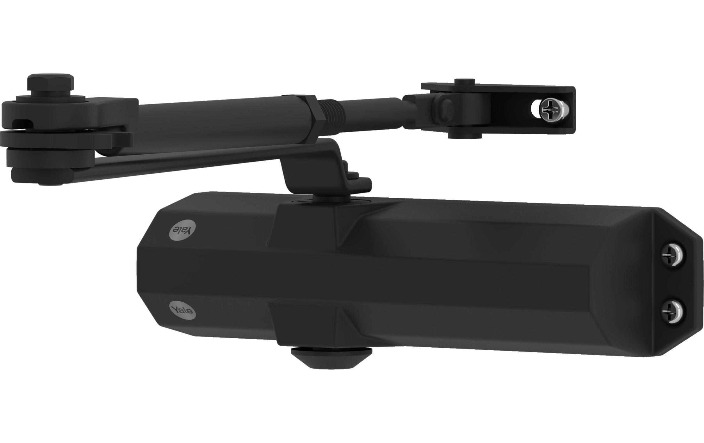 Türschliesser mit Feststellarm, Serie 4500 SchwarzFeststell-Türschliesser