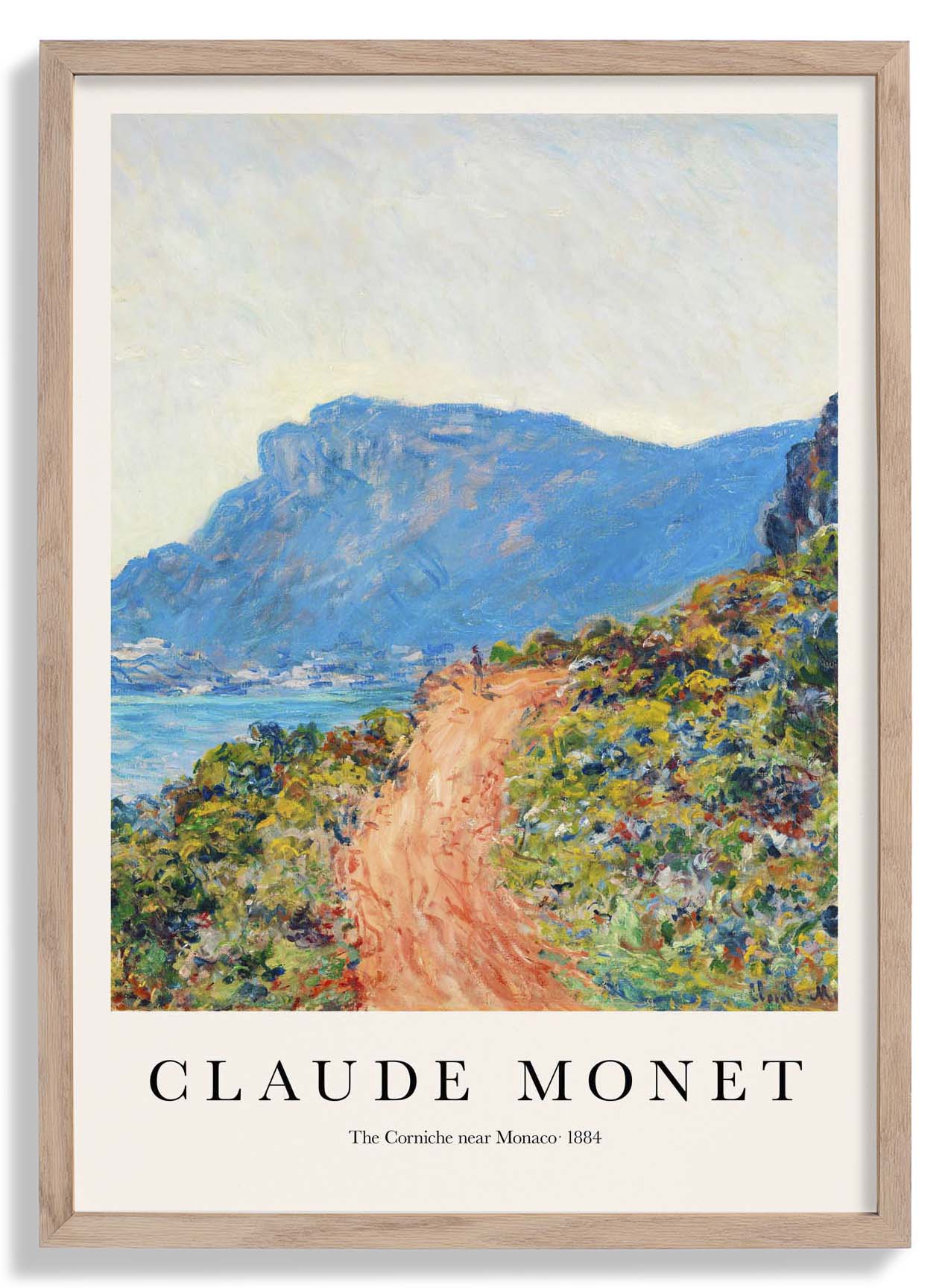 Die Corniche bei Monaco von Claude Monet