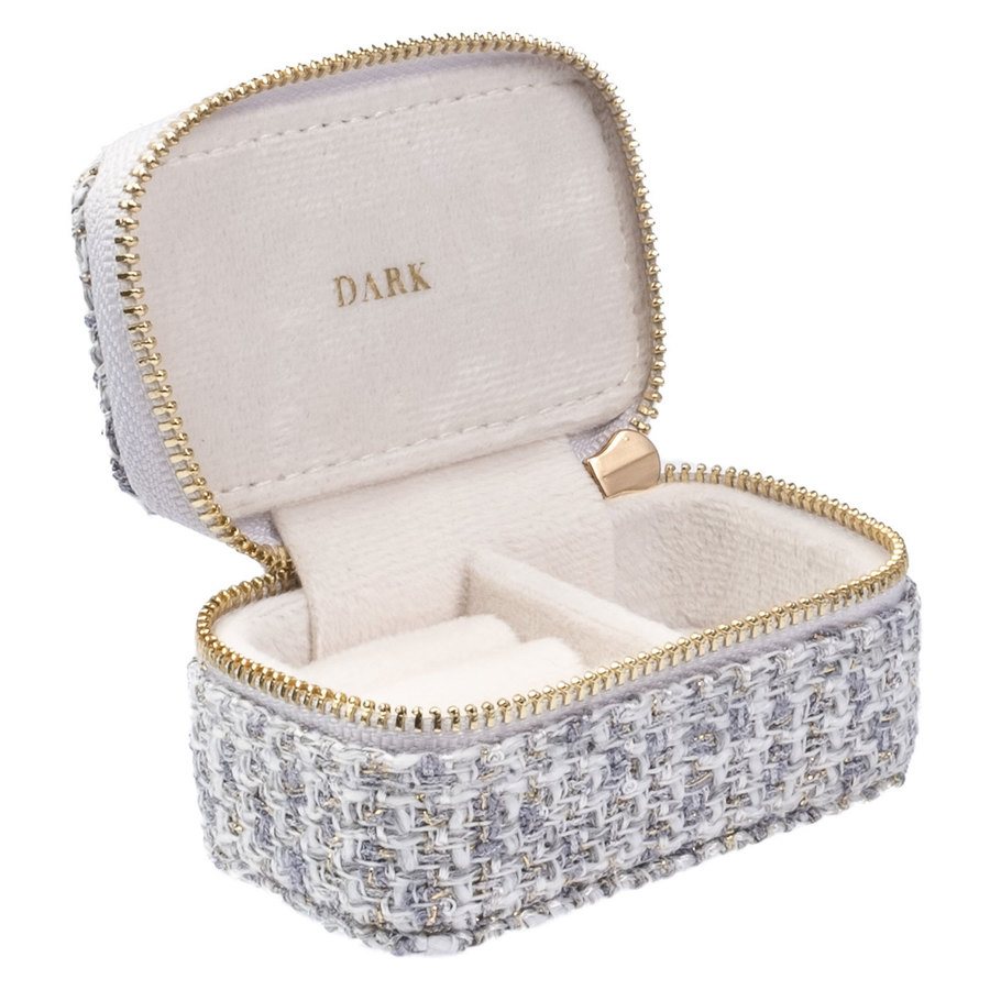 DARK Tweed Jewellery Box Micro Steel Blue