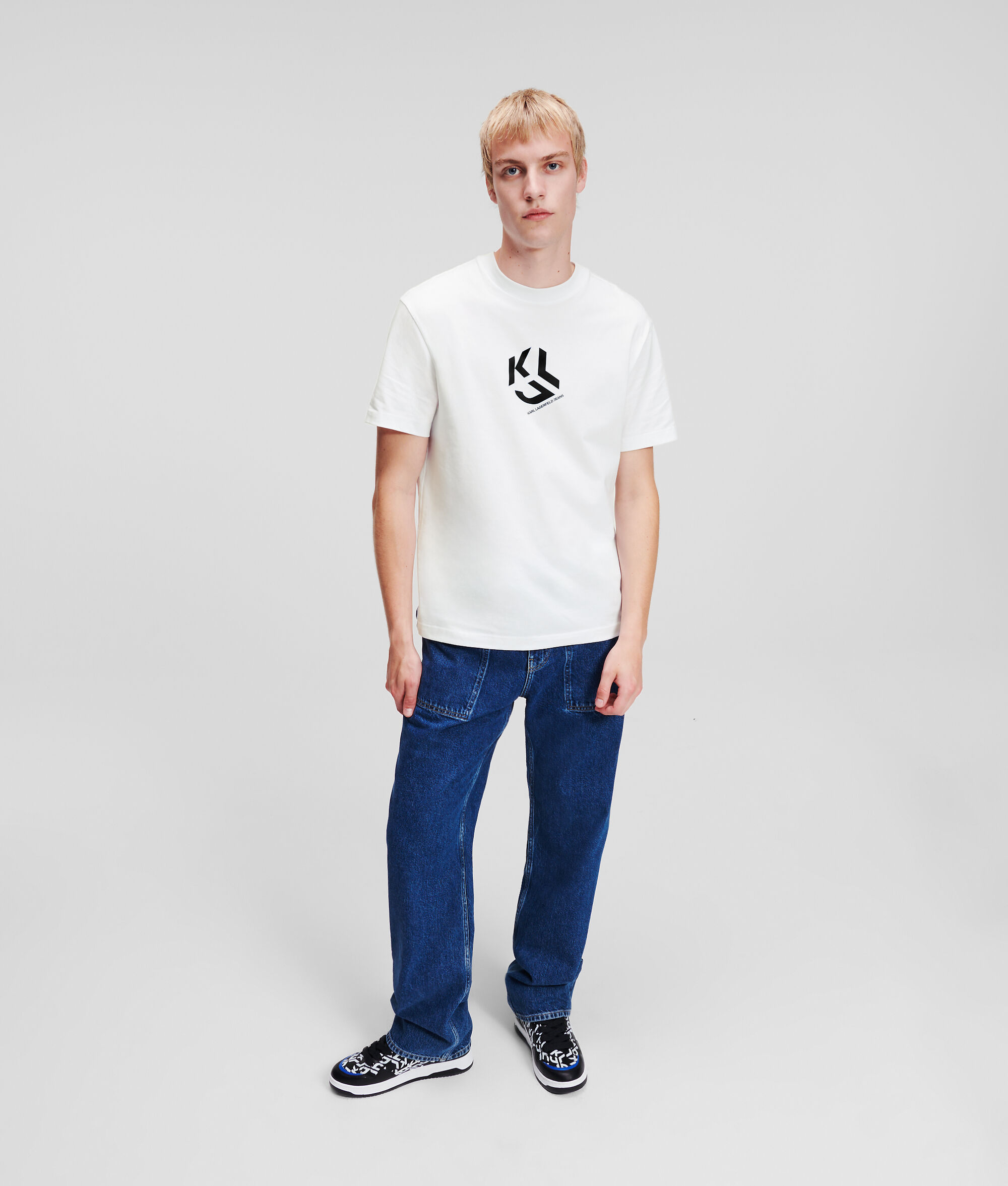T-SHIRT COUPE DROITE KLJ MONOGRAM