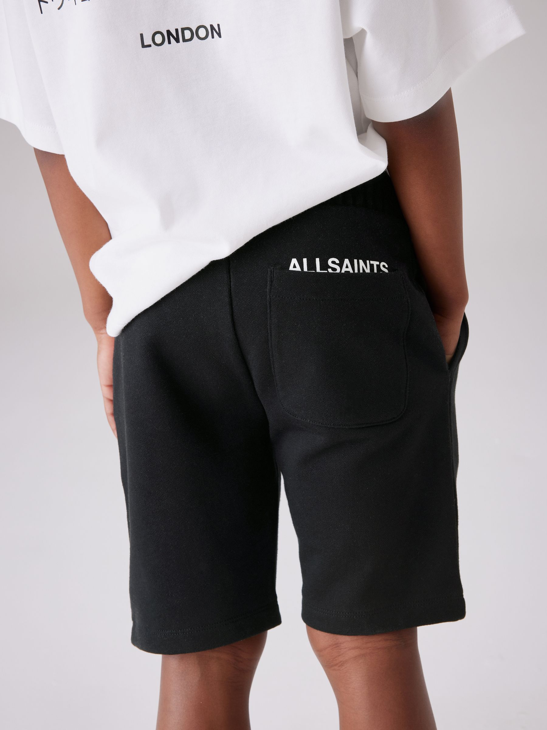 Zwart - smALLSAINTS Underground Sweat 100% Cotton Shorts