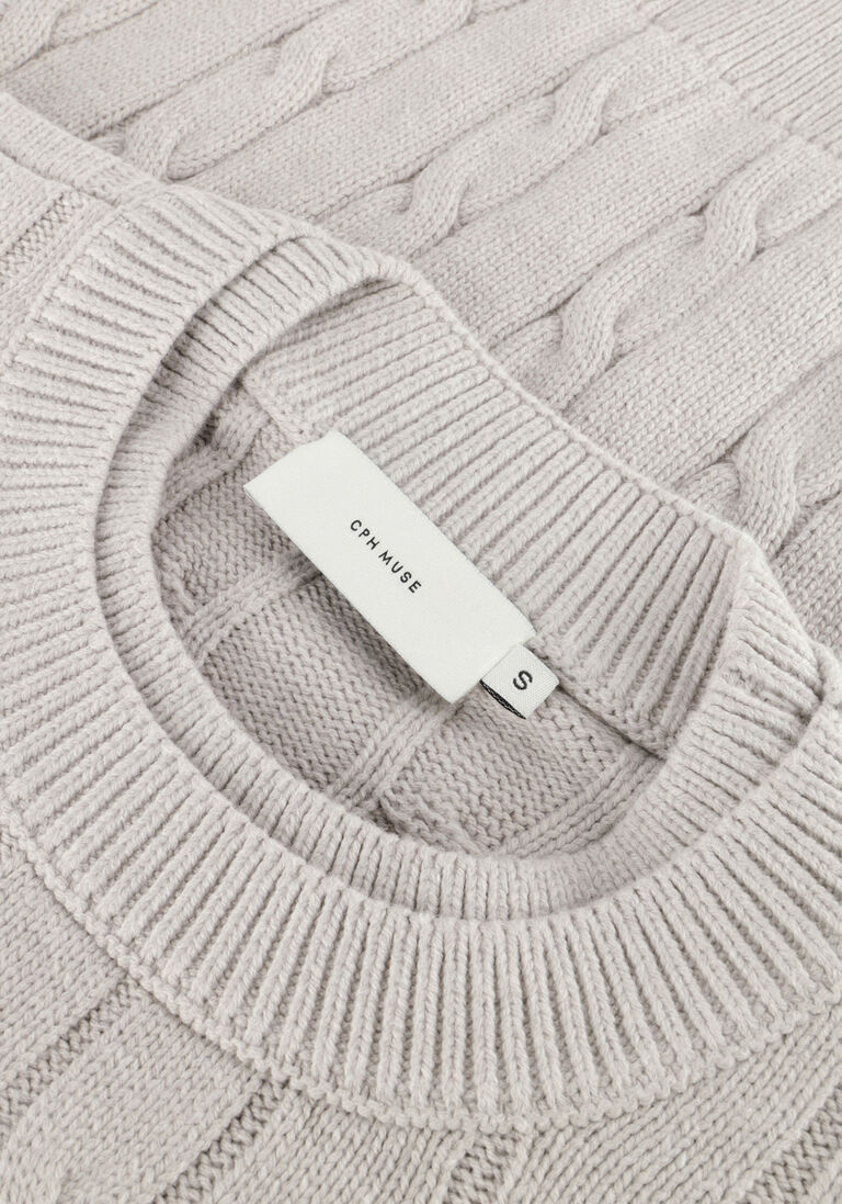 lichtgrijze copenhagen muse trui cmkotom-pullover