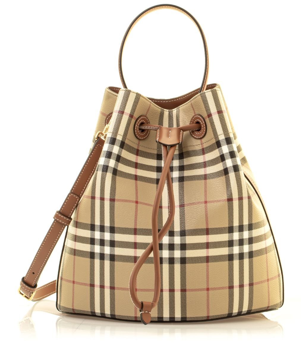 Burberry Small Drawstring Bucket Bag