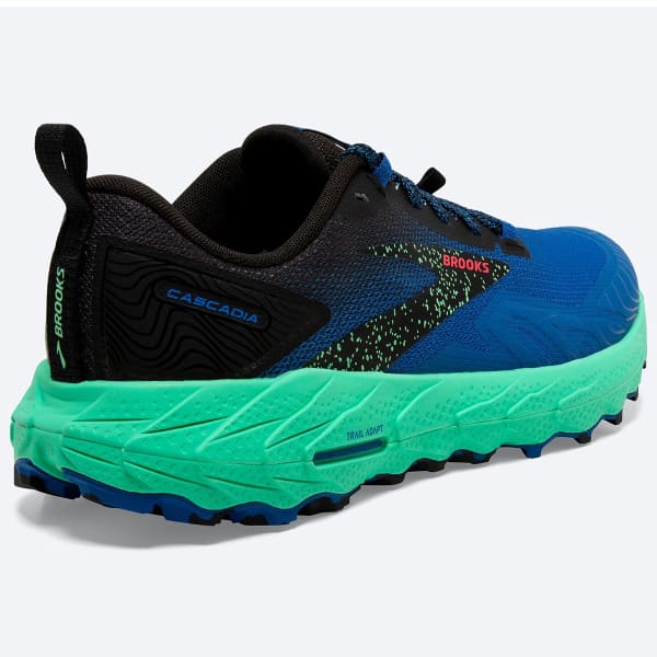 Chaussure trail BROOKS CASCADIA 17 VICTORIA BLUE/BLACK/SPRING BUD