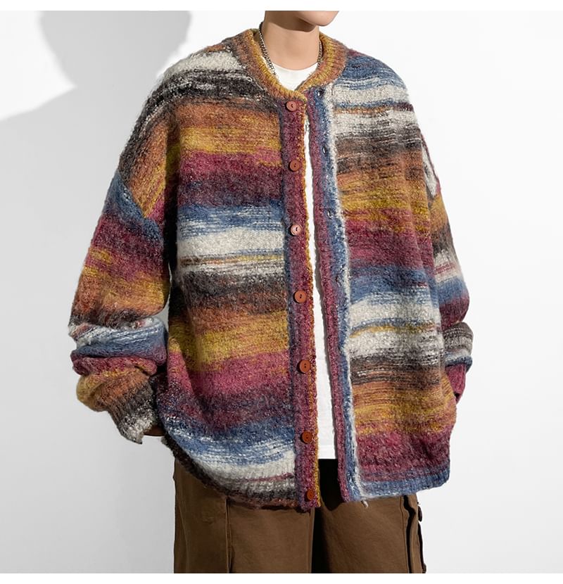 Filmas - Melange Button-Up Cardigan