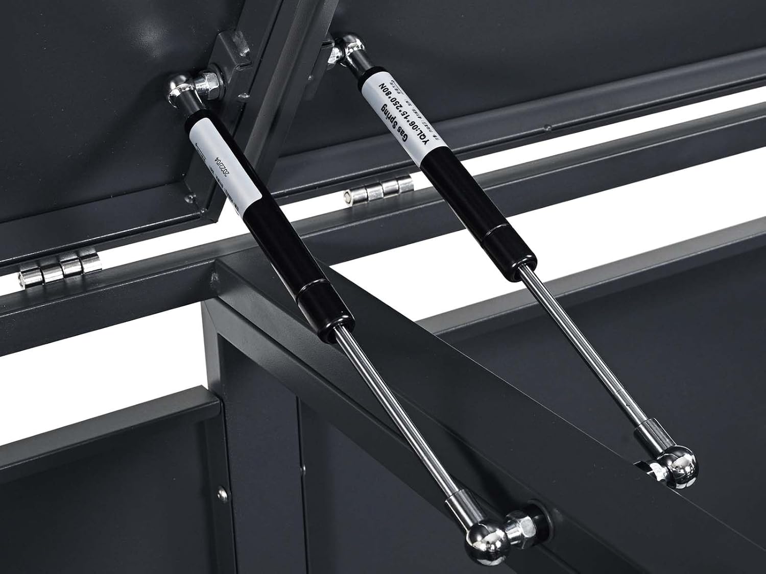 SCHARTEC® Mülltonnenbox 3er in anthrazit Einhandbedienung & erweiterbar 240l Mülltonnenverkleidung für 3 Tonnen Mülltonnen Sichtschutz Unterstand