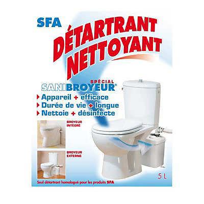 Détartrant WC spécial sani-broyeur 5L