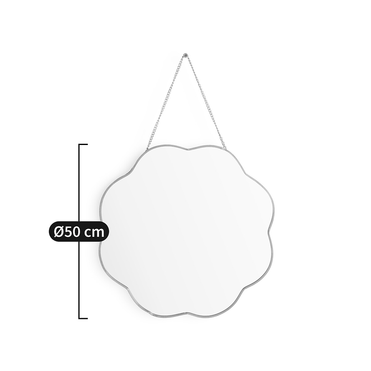 LA REDOUTE INTERIEURS<br>Espelho de bagunça Ø50 cm, Uyova