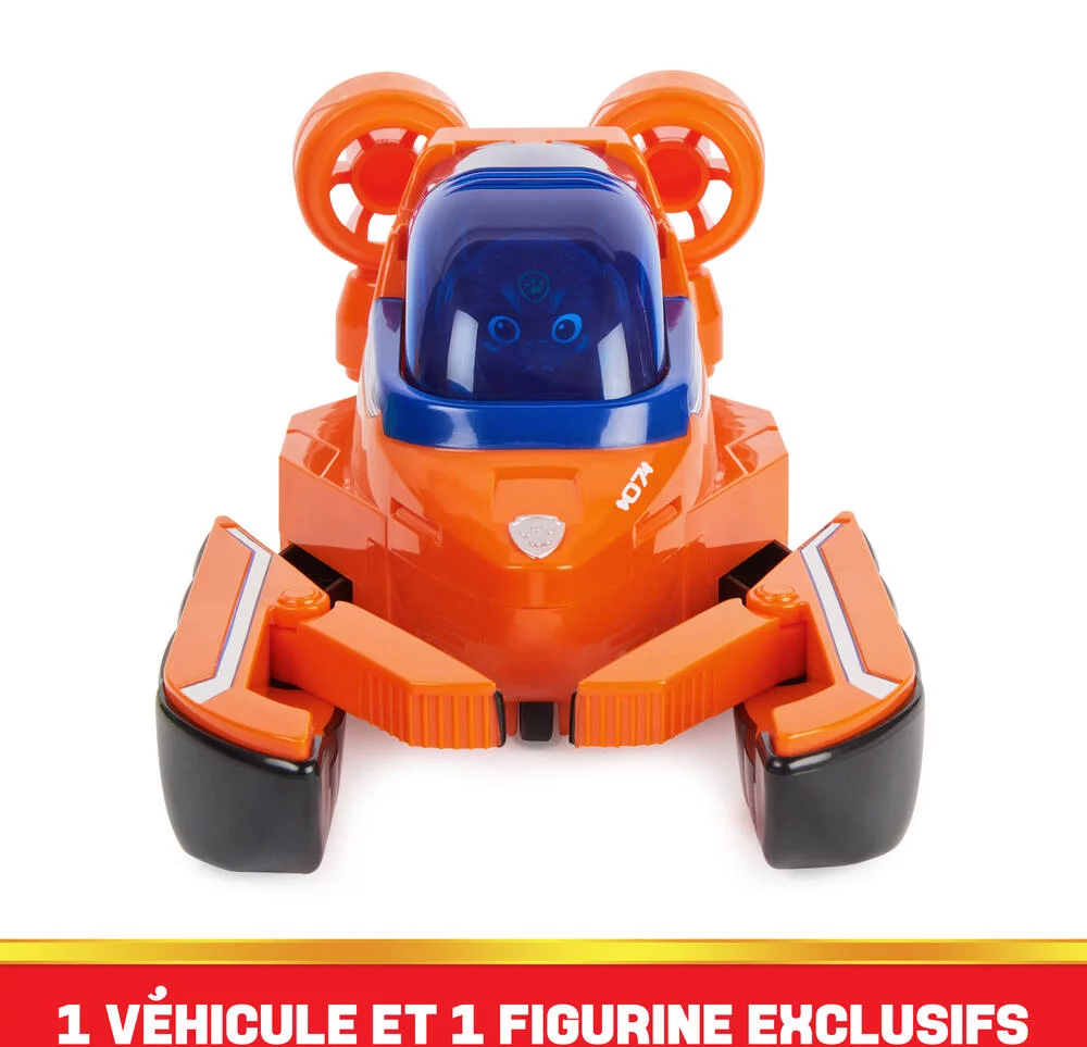 PAT'PATROUILLE -VEHICULE ET FIGURINE ZUMA AQUA PUPS