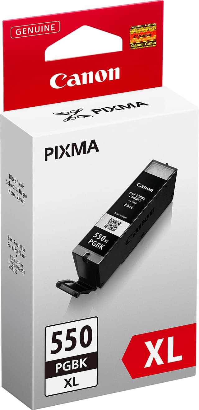 Canon blækpatron PGI-550XL Sort