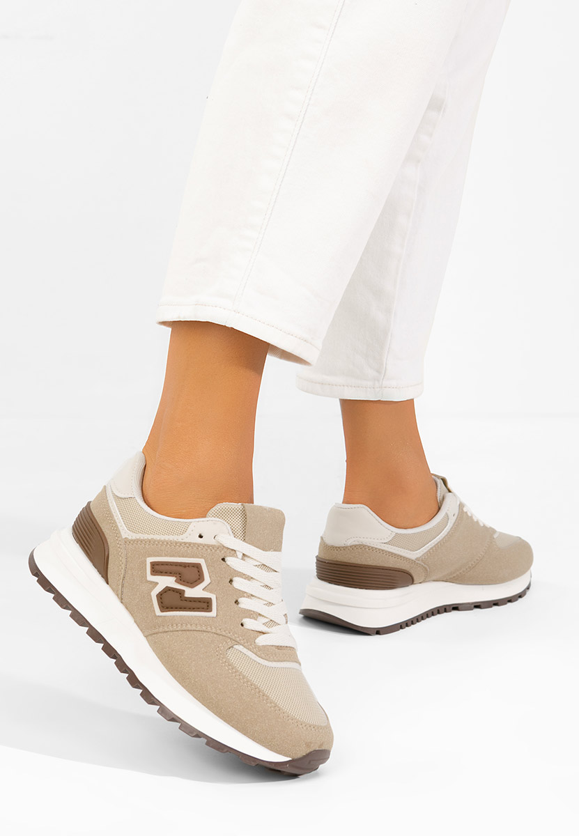 Baskets pour femme kaki Neilina