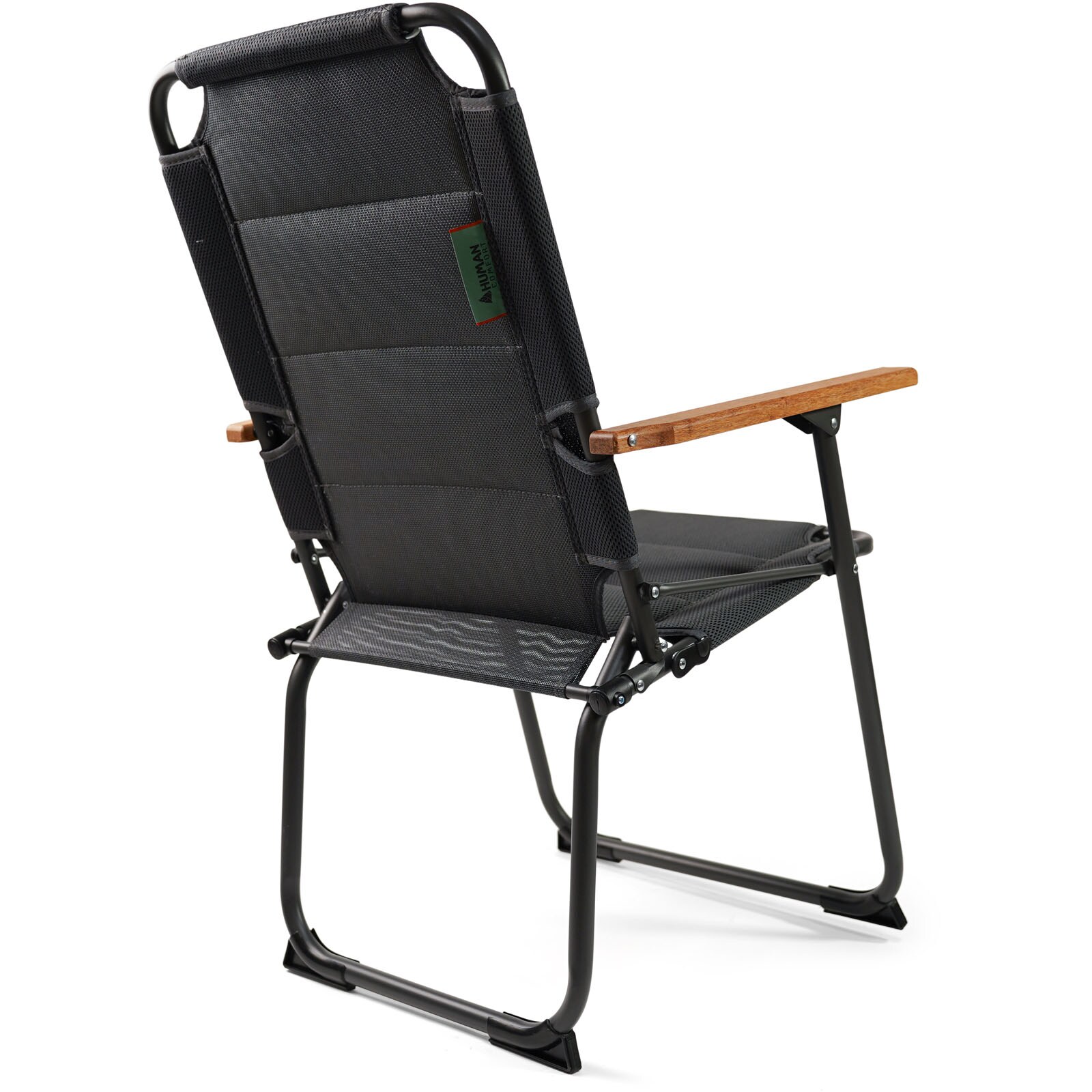 HUMAN COMFORT Campingstuhl Ocana 3D Garten Stuhl Klappstuhl Faltstuhl Alu Holz