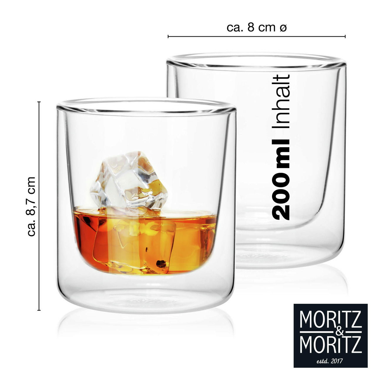 Moritz & Moritz Barista Whiskygläser 2 er Set
