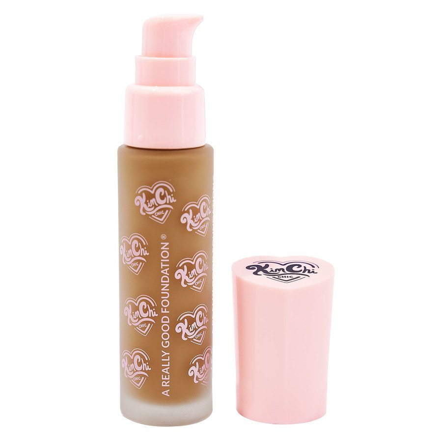 KimChi Chic A Really Good Foundation 120M Medium To Tan Skin With Warm Olive Undertones 30ml