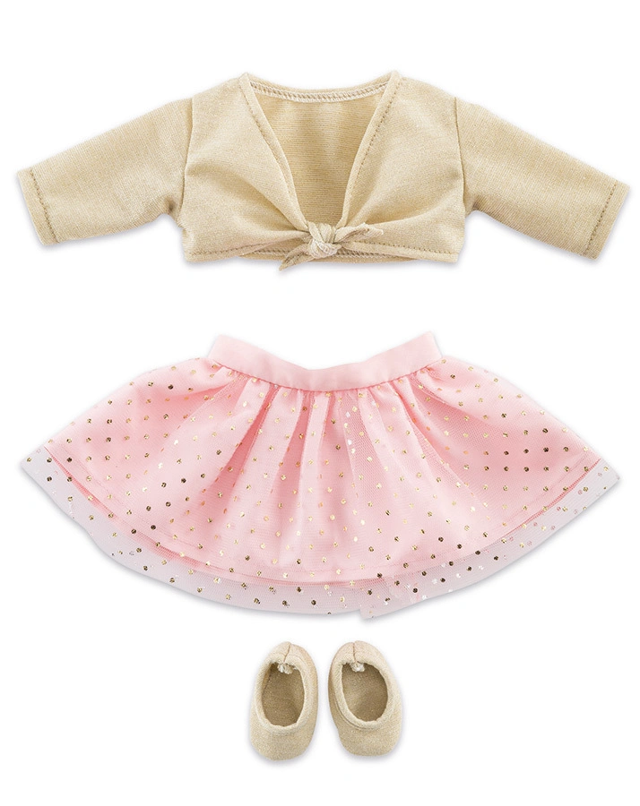 Puppenkleidung MC BALLETTOUTFIT (36 cm) in rosa/gold
