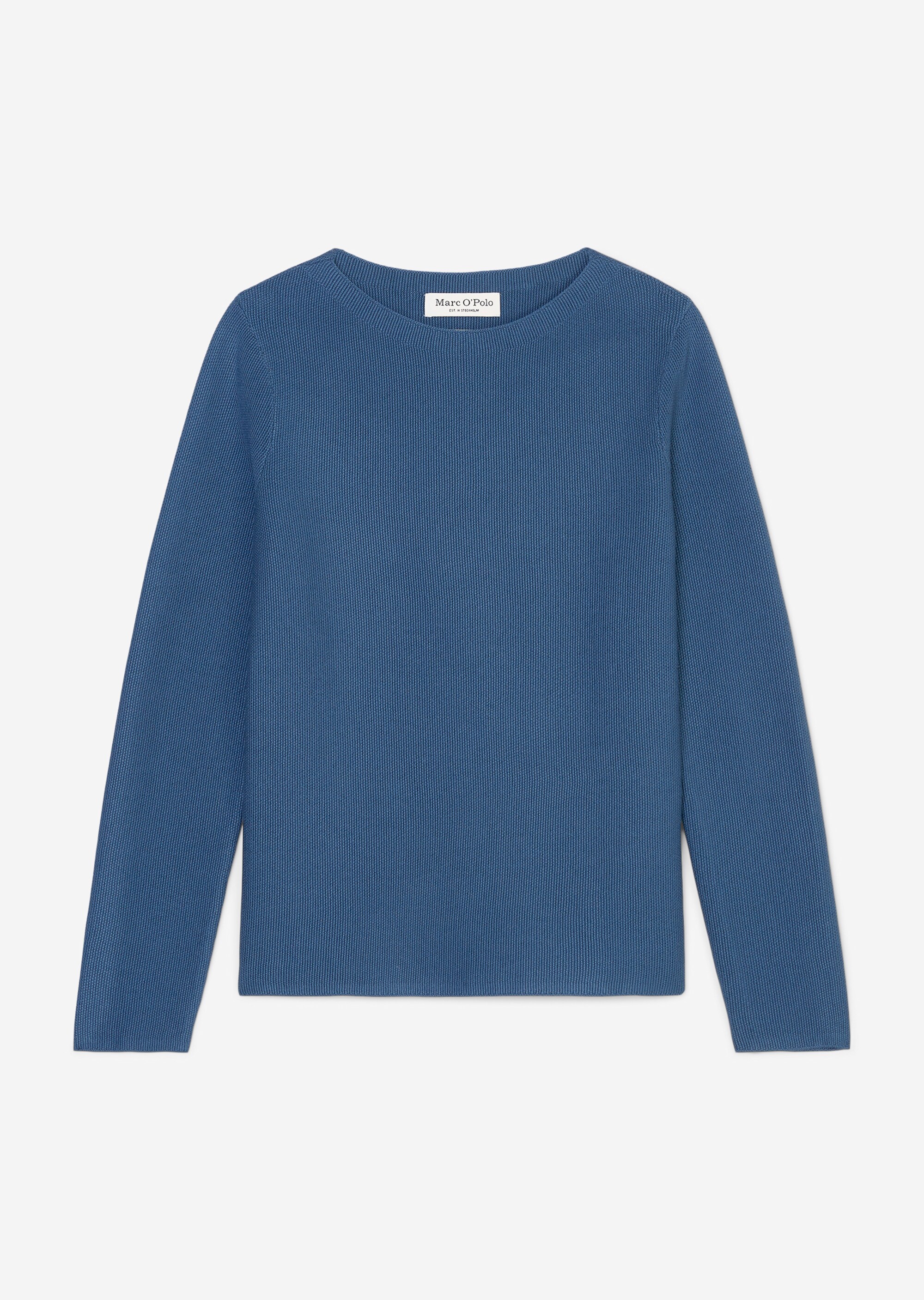 Pullover mit Reiskorn-Struktur aus softem Organic Cotton
