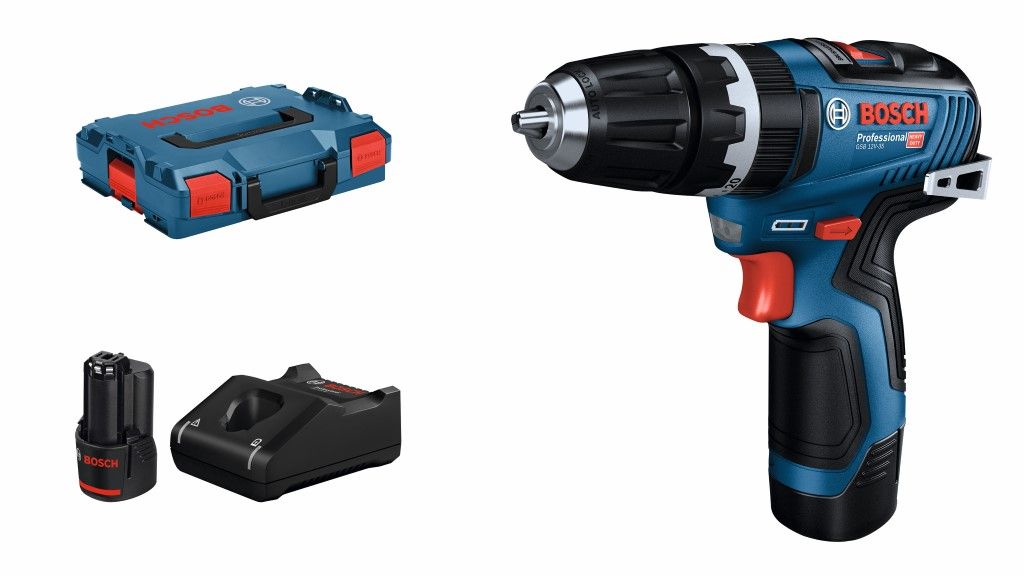 Bosch GSB 12V-35 Accu schroefklopboormachine in L-Boxx - 06019J9000