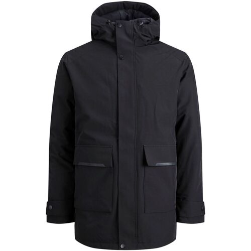 Jack & Jones - 12211896 JJETIKP PARKA BLACK Negro