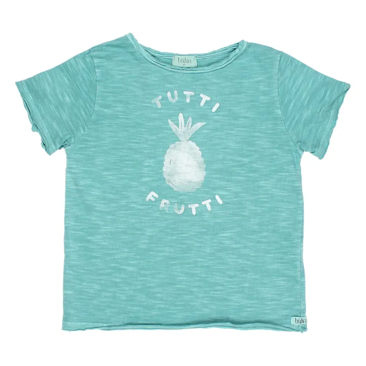 Búho Exclusivité Buho x Smallable - T-shirt Ananas | Bleu Vert