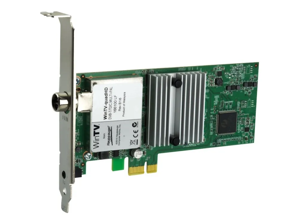 Hauppauge WinTV quadHD - Digital TV tuner - DVB-C, QAM, DVB-T2 - HDTV - PCIe