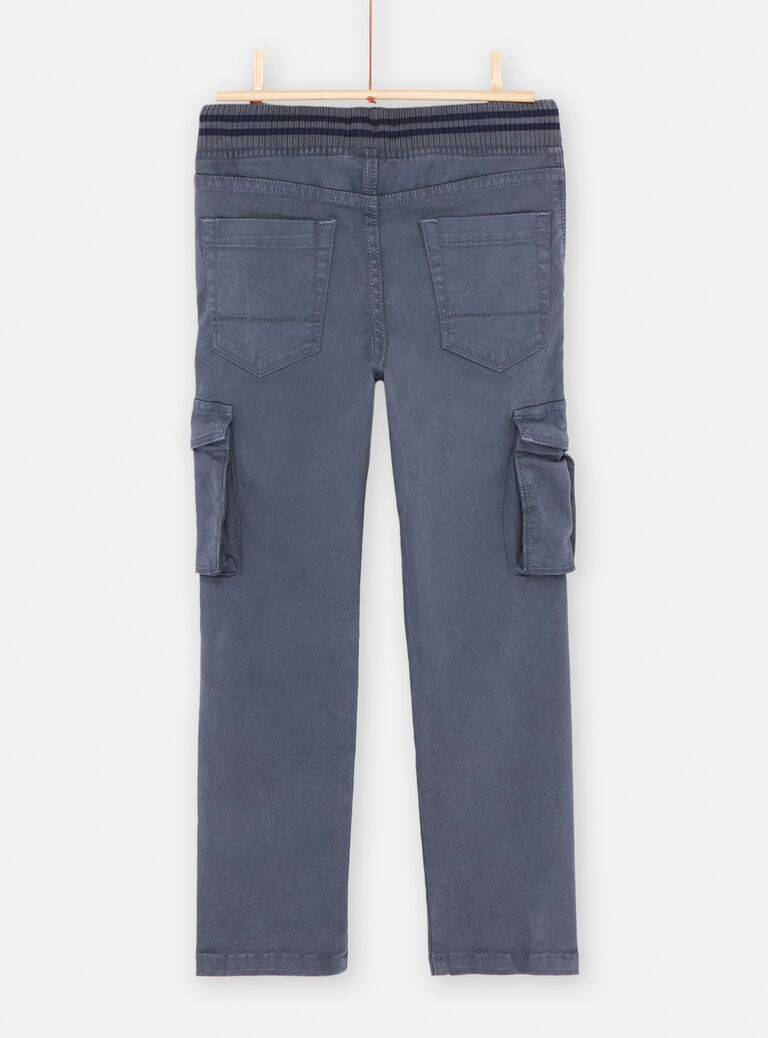 Pantalon cargo gris garçon