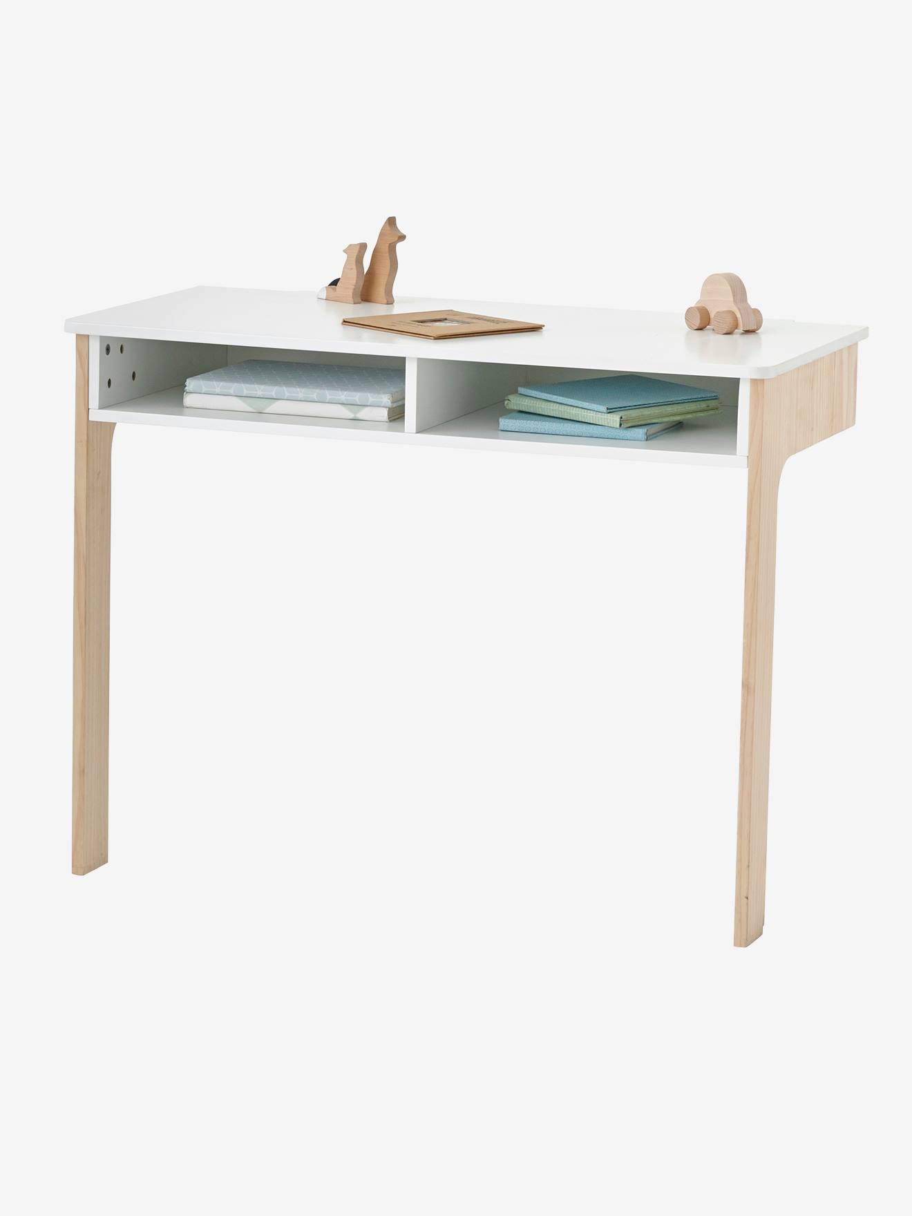 Mesa principal especial para cama combinada EASYSPACE, branca clara, lisa