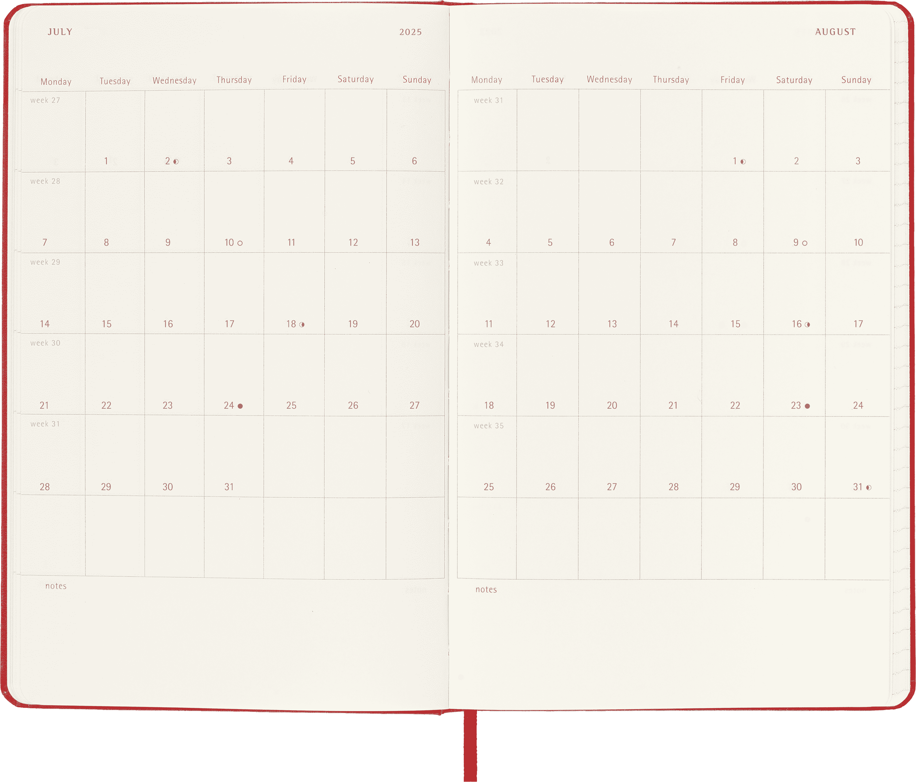 Classic Planner 2025 Large Daily, hard cover, 12 months