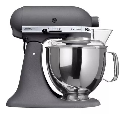 Batedeira com pedestal KitchenAid Artisan KEA33 contour silver 60 Hz 127 V