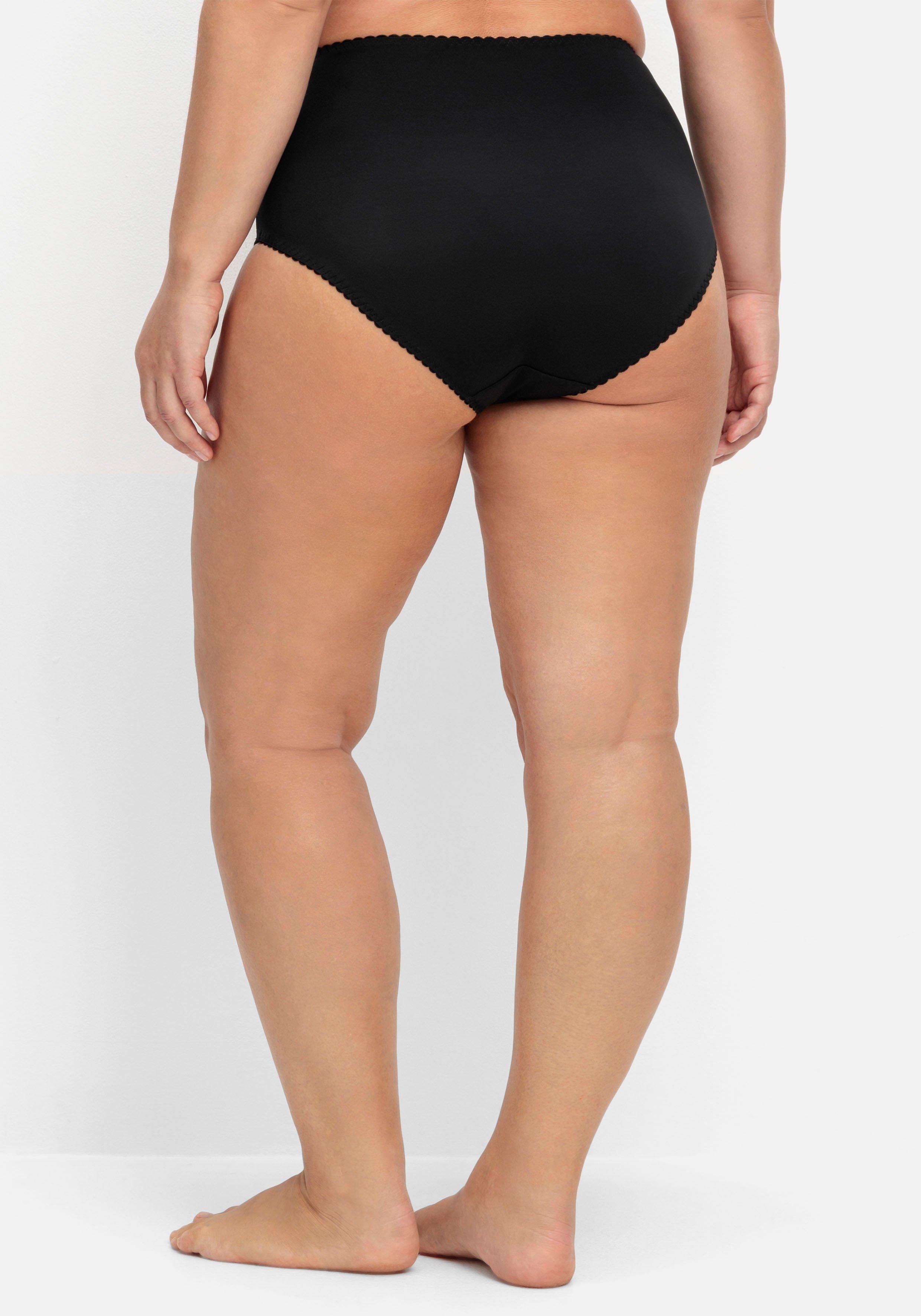 Taillenslip mit transparenter Spitze