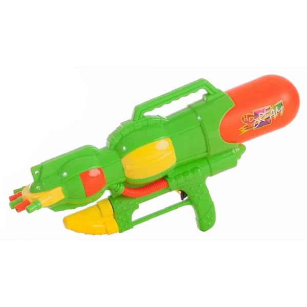 Aremar Pistola de Água Depósito Alta Capacidade e Jato Triplo 48 cm Verde