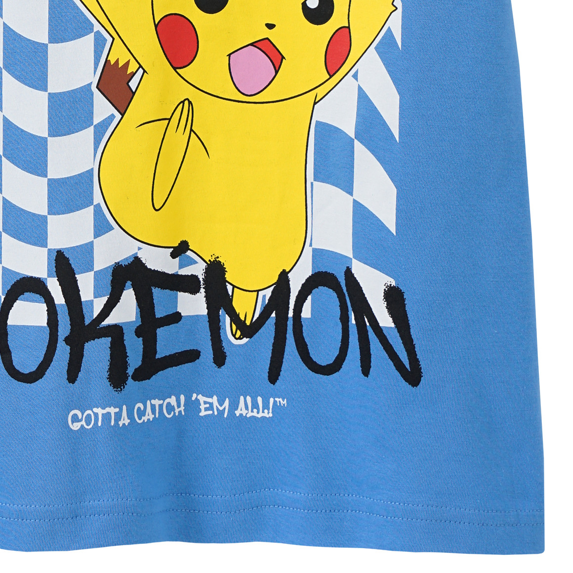 Topolino Pokémon T-Shirt mit Print hellblau
