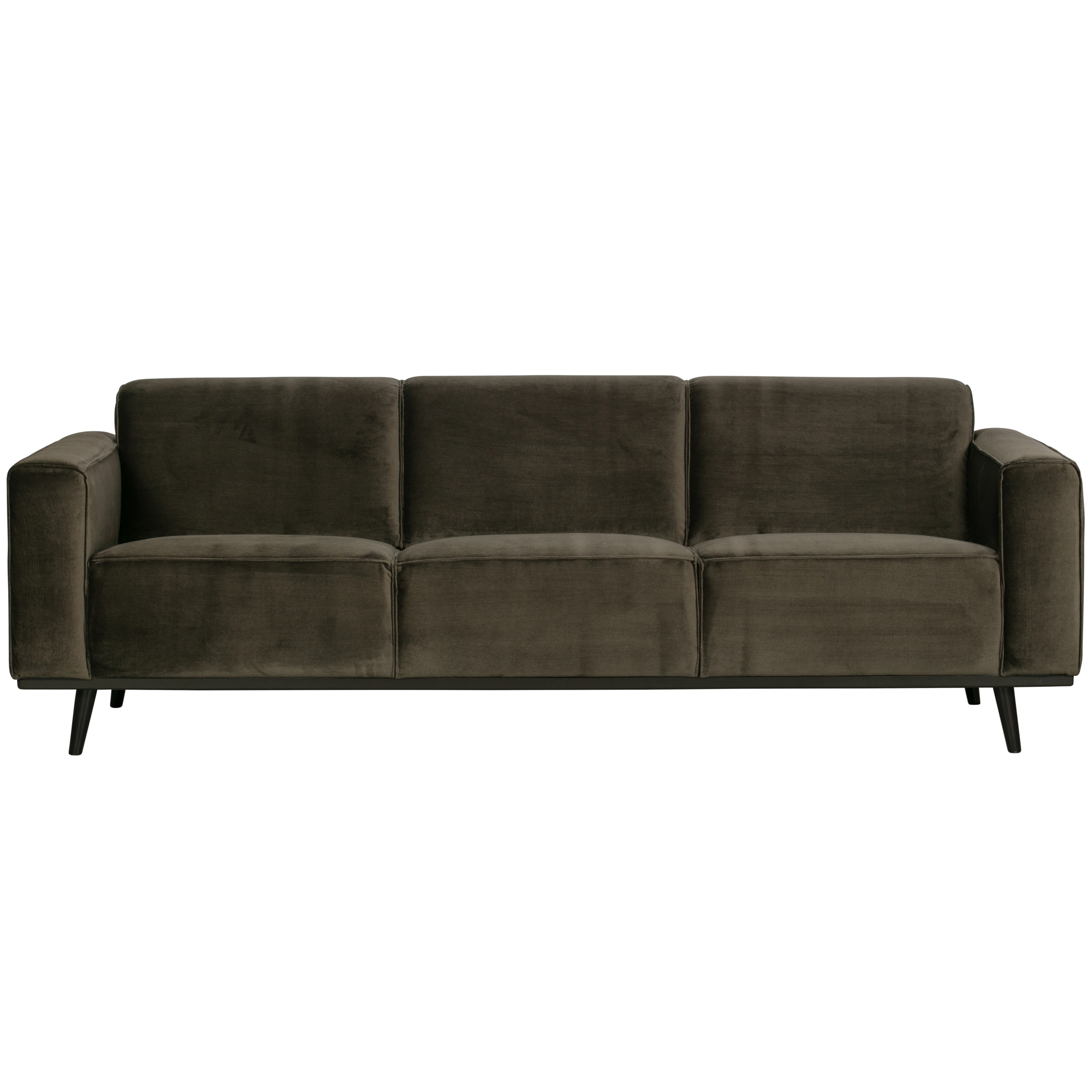 3-zits bank Statement Statement 3-zits Bank - 230 cm - Fluweel - Warm groen