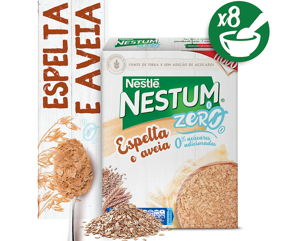 FLOCOS NESTUM ZERO ESPELTA E AVEIA 250G
