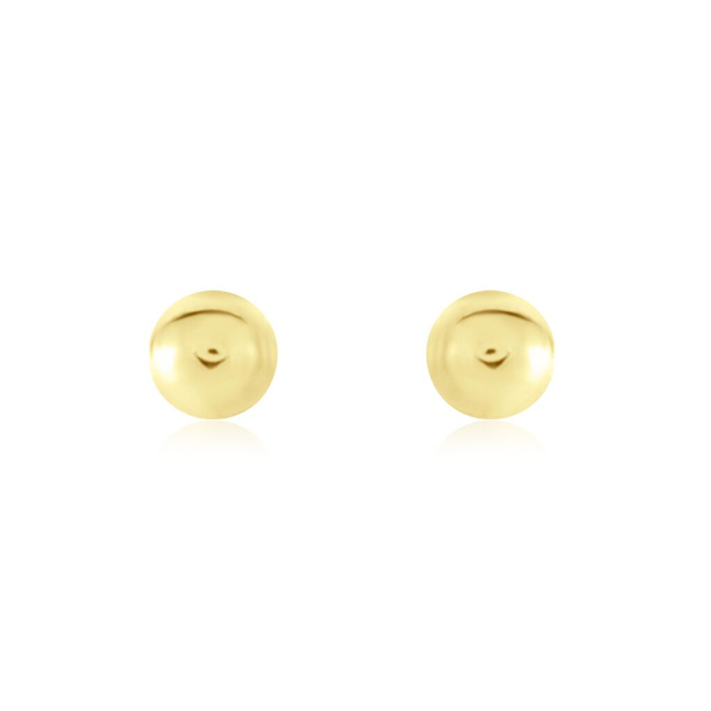 Boucles D'oreilles Puces Or Jaune Fidelia