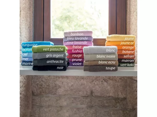 Gant de toilette 16x21 cm PURE Violet 550 g/m2