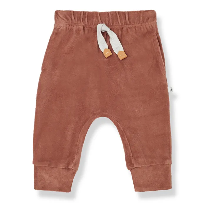 1+ in the family Jogger Velours Jon | Terracotta