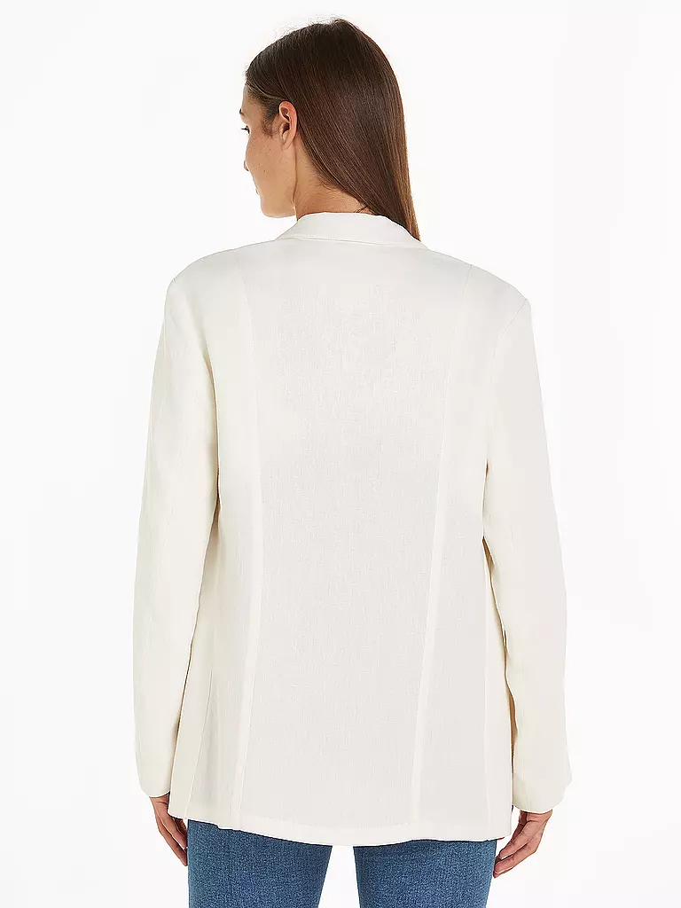 TOMMY HILFIGER Blazer Relaxed Fit ELEVATED weiss