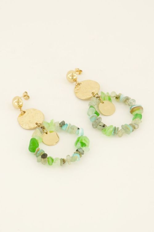 Statement oorbellen met steentjes