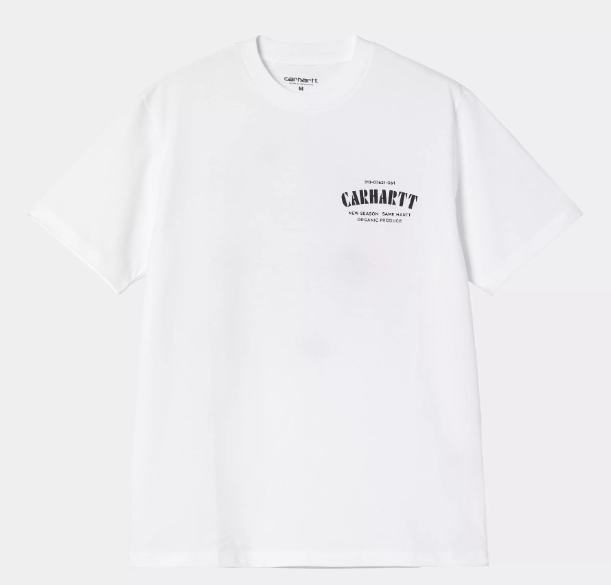 Carhartt WIP SS Catalogue C Logo T-Shirt White