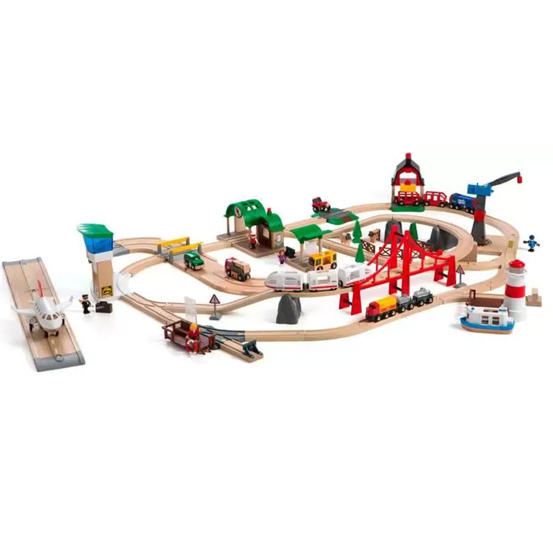 brio treinwereld deluxe set - 106-delig
