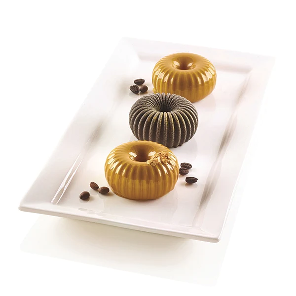 Moule silicone 6 mini gâteaux Mini Raggio Silikomart