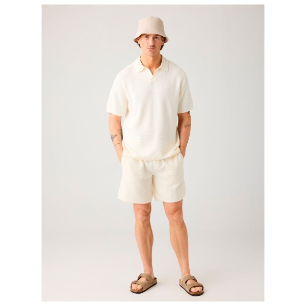 KnowledgeCotton Apparel - Organic Cotton Bubble Knitted Shorts - Short