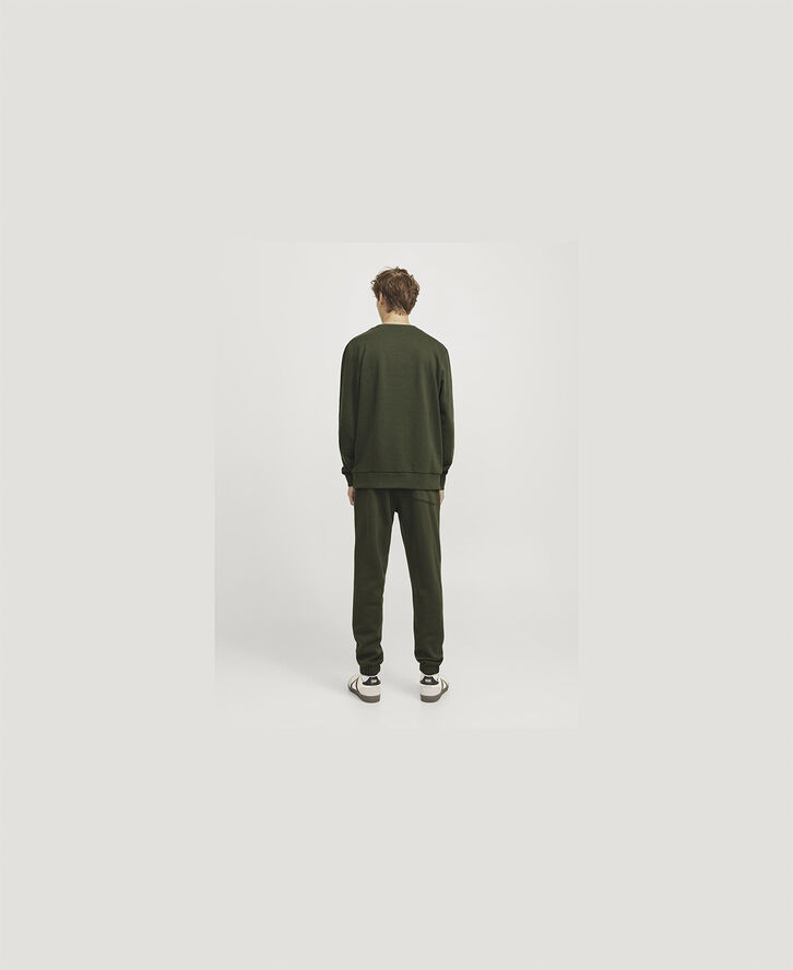 JJ-REBEL JREBLINO SWEAT CREW NECK Kombu green