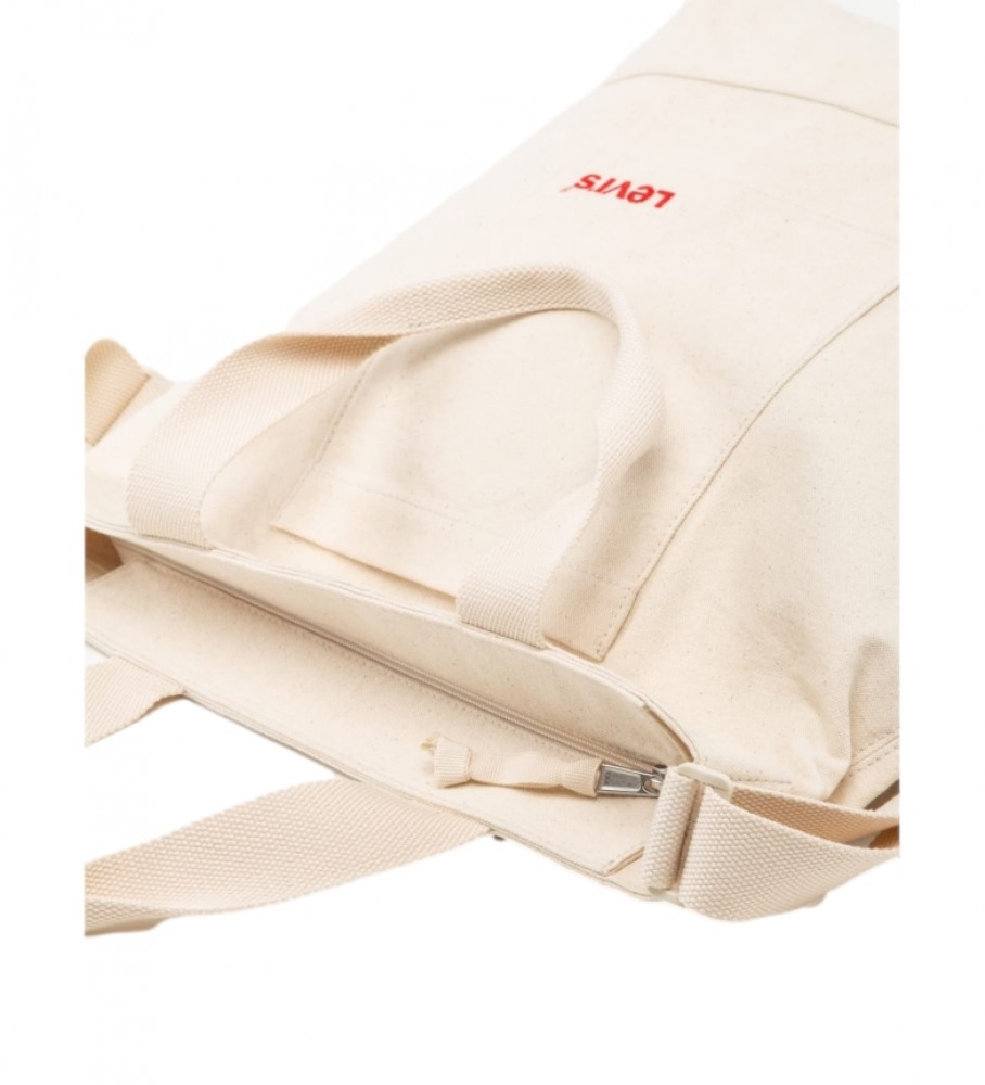 Bolsa Tote Levi's Icon Bege - 36x13x40cm