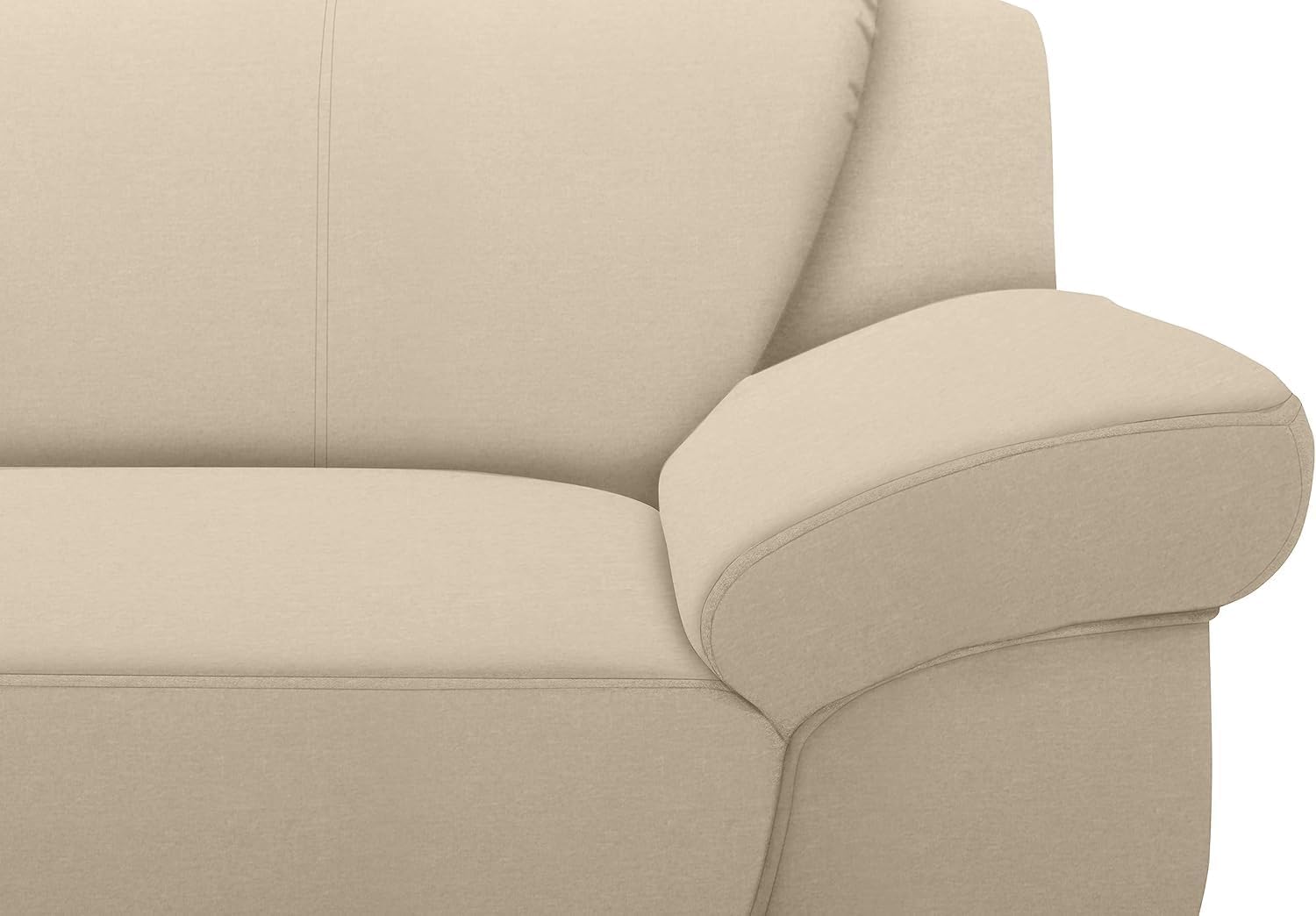 DOMO. collection Panama 3 Sitzer, Sofa, 3er Couch, Garnitur, 3-2-1, beige, 207 cm