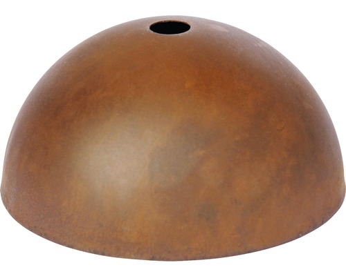 Metalen lampenkap, vintage patina/roest, Ø 80 mm