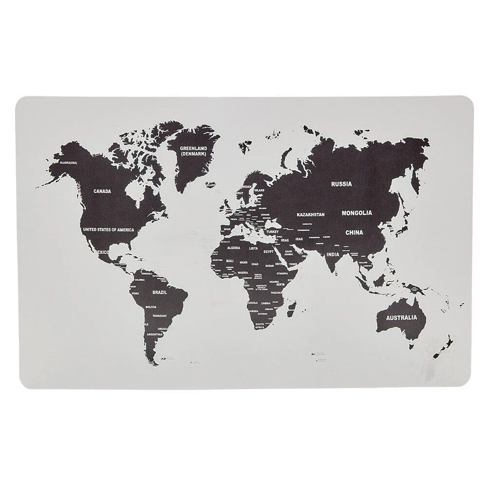 Set de table carte du monde